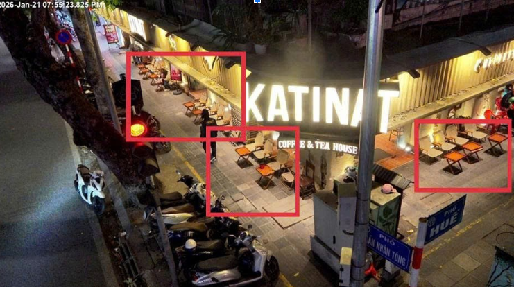 H&agrave; Nội phạt nguội Gần 300 trường hợp vi phạm trật tự đ&ocirc; thị qua Camera AI - Ảnh 1.