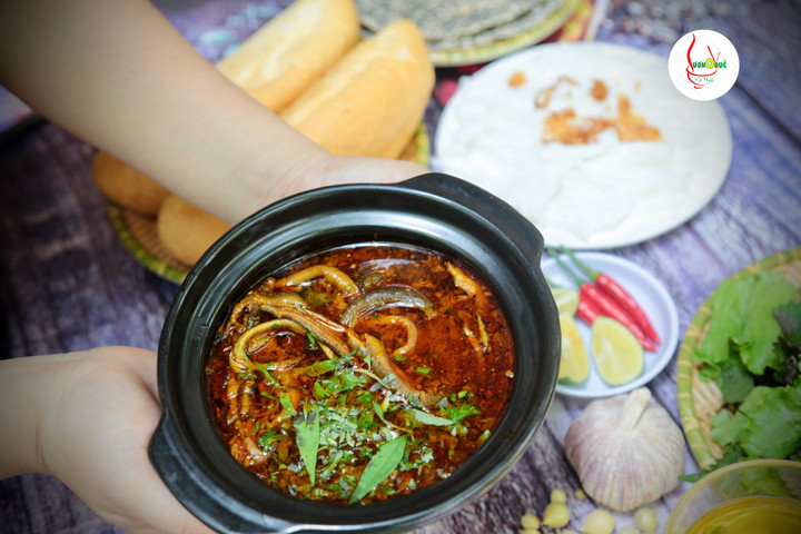 C&aacute;ch l&agrave;m s&uacute;p lươn Nghệ An, ch&aacute;o lươn Nghệ An tại nh&agrave; - Ảnh 5.