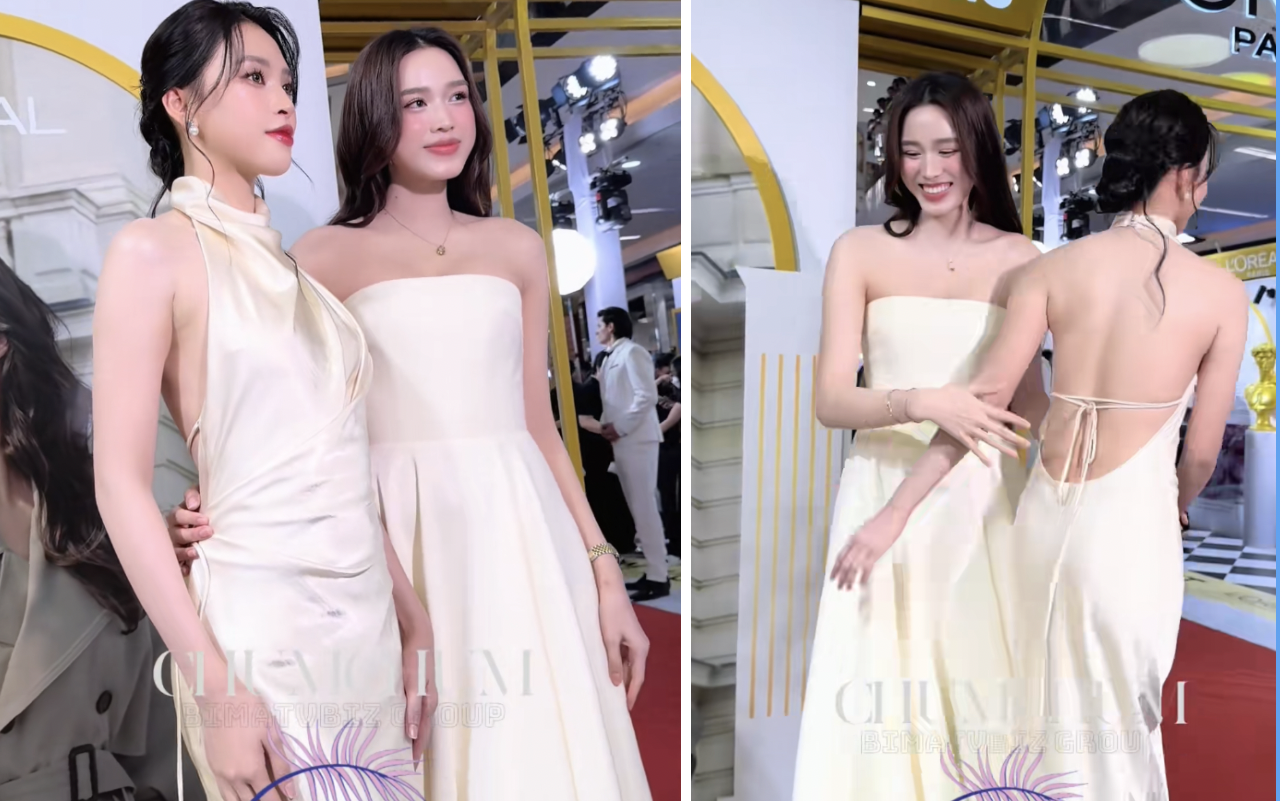 Trần Tiểu Vy v&agrave; Đỗ Thị H&agrave; đọ sắc "g&acirc;y b&atilde;o" mạng x&atilde; hội