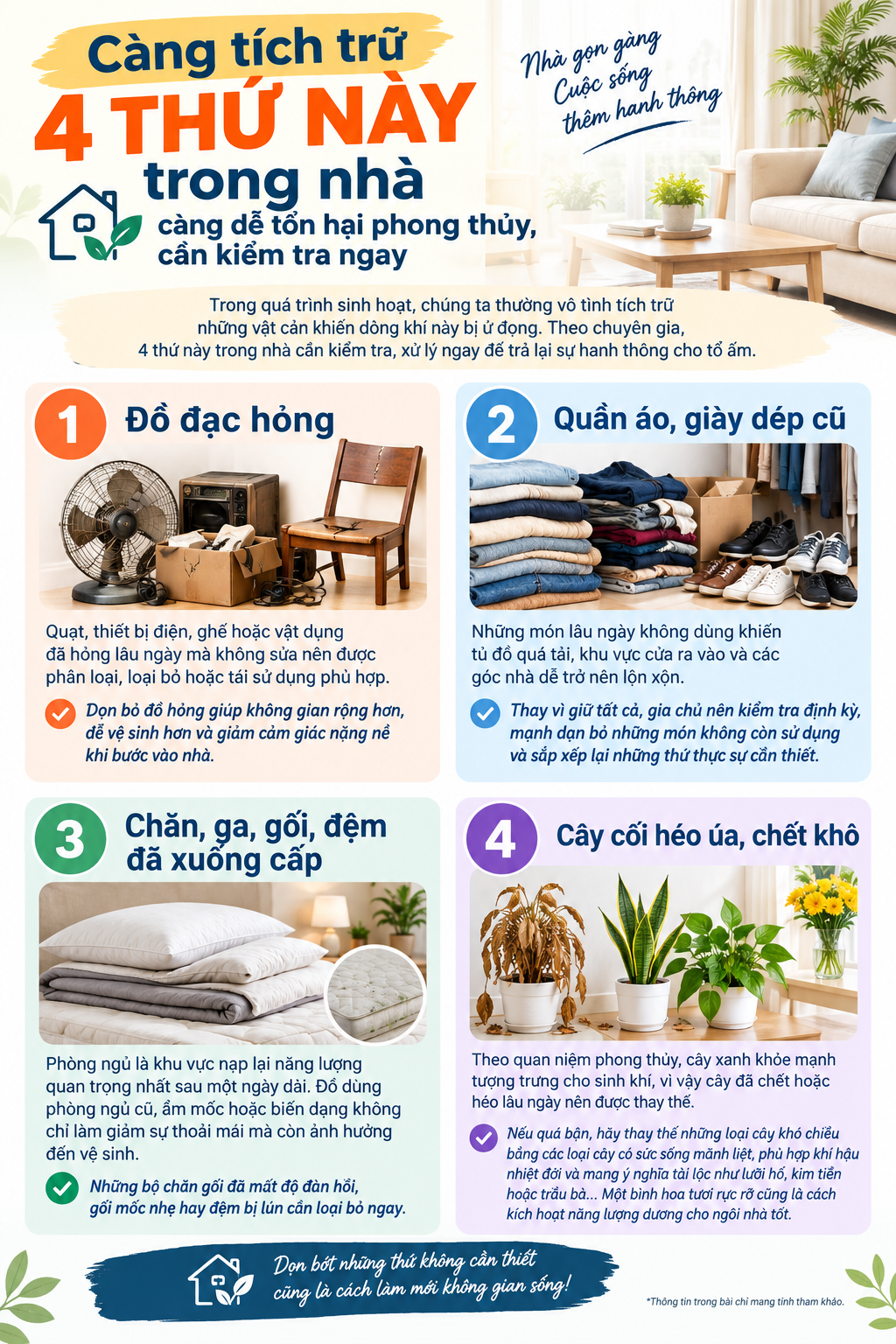 C&agrave;ng t&iacute;ch trữ 4 thứ n&agrave;y trong nh&agrave; c&agrave;ng tổn hại, kh&oacute; hanh th&ocirc;ng - Ảnh 1.