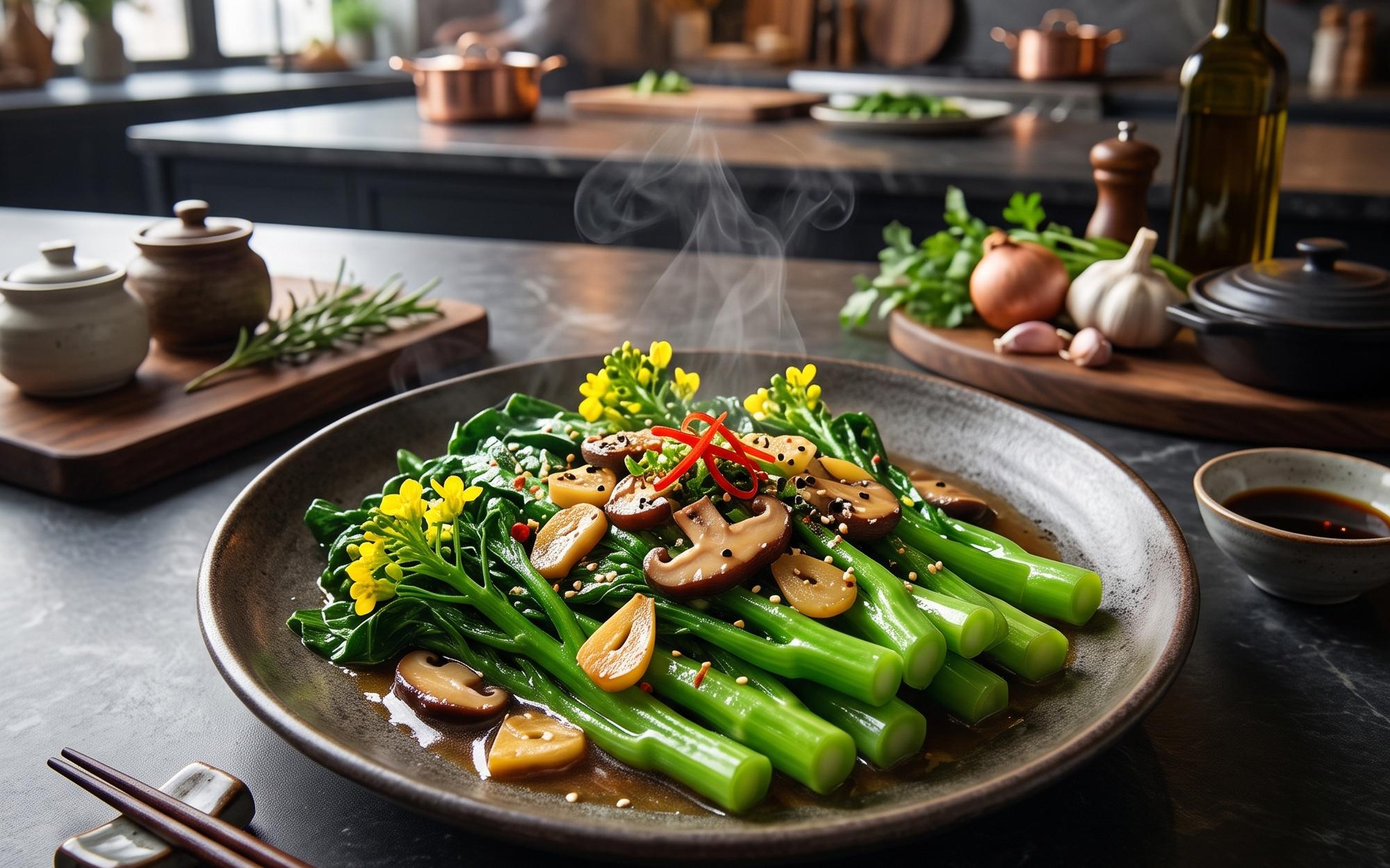 Cải ngồng l&agrave;m m&oacute;n g&igrave; ngon? M&aacute;ch bạn c&aacute;ch chế biến cải ngồng gi&ograve;n ngon, chuẩn vị cho phụ nữ ngo&agrave;i 40 - Ảnh 2.