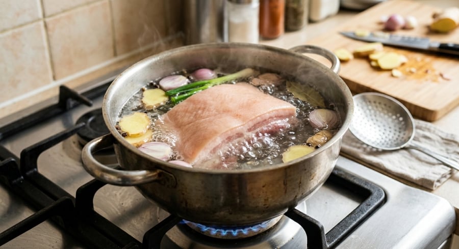 Luộc thịt đ&uacute;ng c&aacute;ch để thịt mềm, ngọt v&agrave; kh&ocirc;ng kh&ocirc;: B&iacute; quyết từ đầu bếp - Ảnh 2.