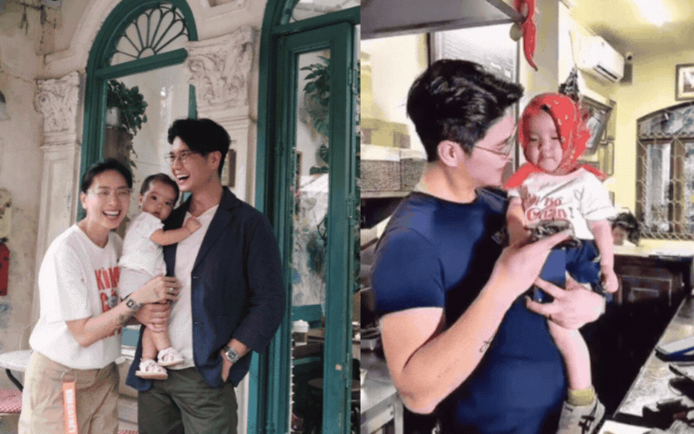 Con g&aacute;i Ng&ocirc; Thanh V&acirc;n &ldquo; l&agrave;m việc &rdquo; sau chuyến đi Na Uy , biểu cảm đ&aacute;ng y&ecirc;u của b&eacute; Gạo - Ảnh 1.