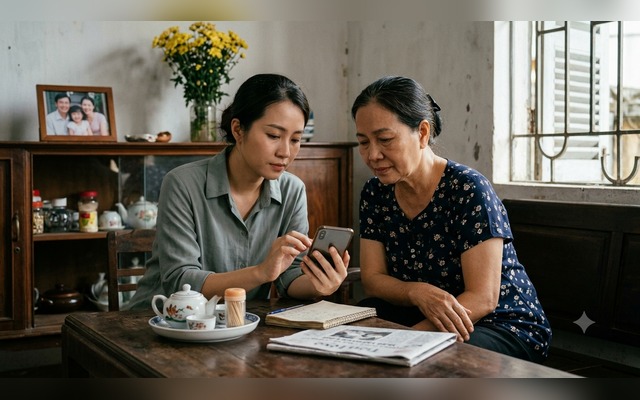 Ở tuổi 70, bố bất ngờ muốn tìm lại một người phụ nữ mà cả gia đình chưa từng nghe tên - Ảnh 2.