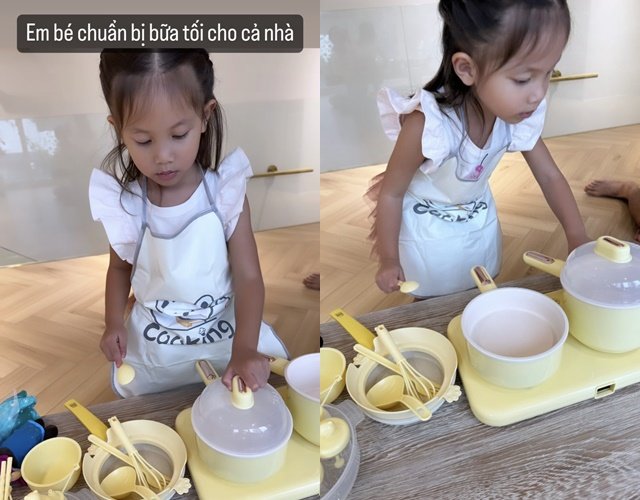 Hồ Ngọc H&agrave; cho Lisa v&agrave; Leon học v&otilde; từ 6 tuổi , giống bố mẹ ng&agrave;y c&agrave;ng r&otilde; n&eacute;t - Ảnh 5.
