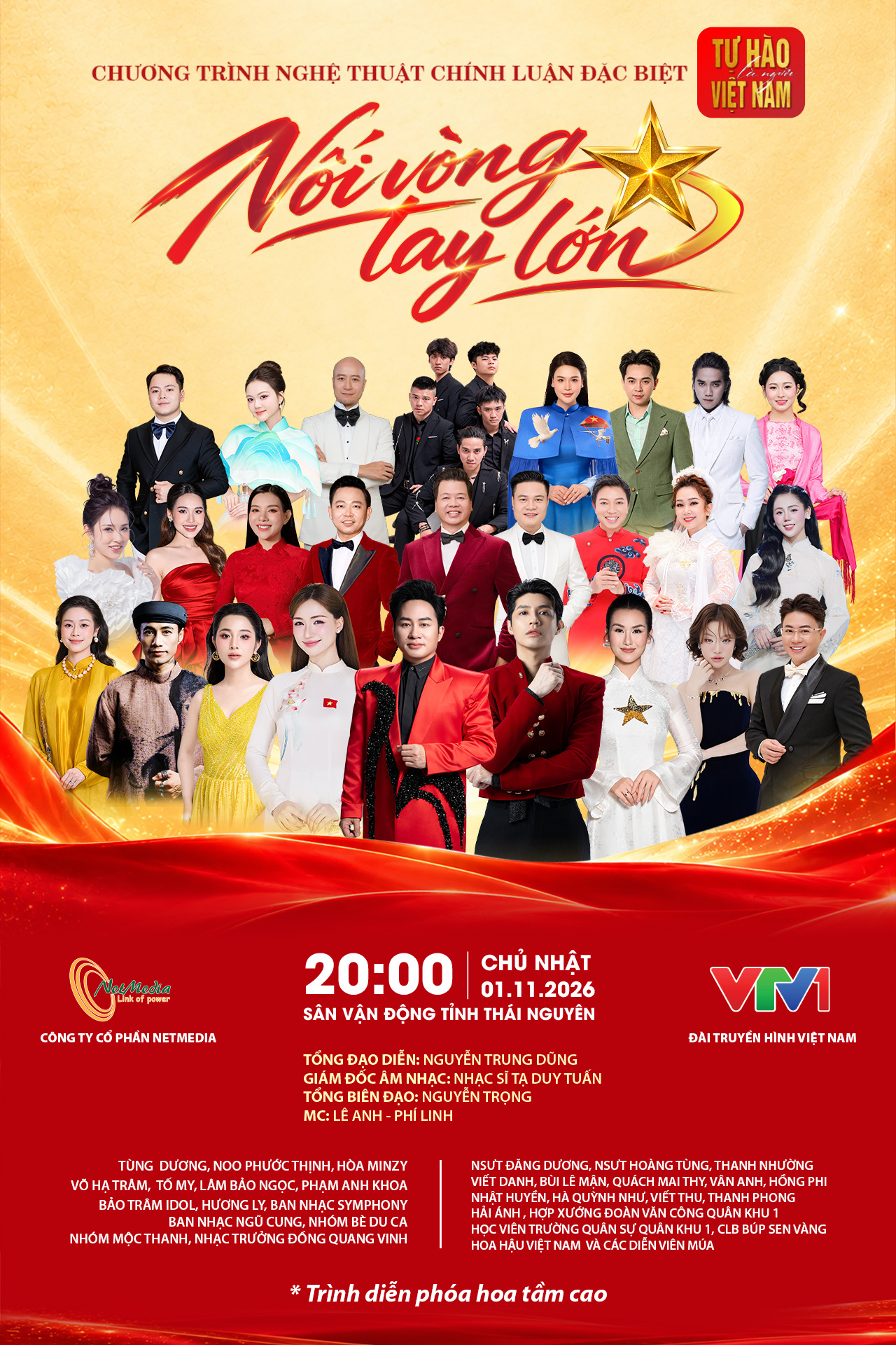 Concert Quốc gia 'Tự h&agrave;o l&agrave; người Việt Nam' tại Th&aacute;i Nguy&ecirc;n lan tỏa sức mạnh đại đo&agrave;n kết d&acirc;n tộc   - Ảnh 1.