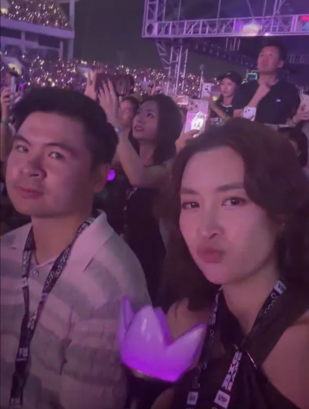Vợ chồng Đỗ Mỹ Linh gây chú ý tại concert BIGBANG - Ảnh 2.