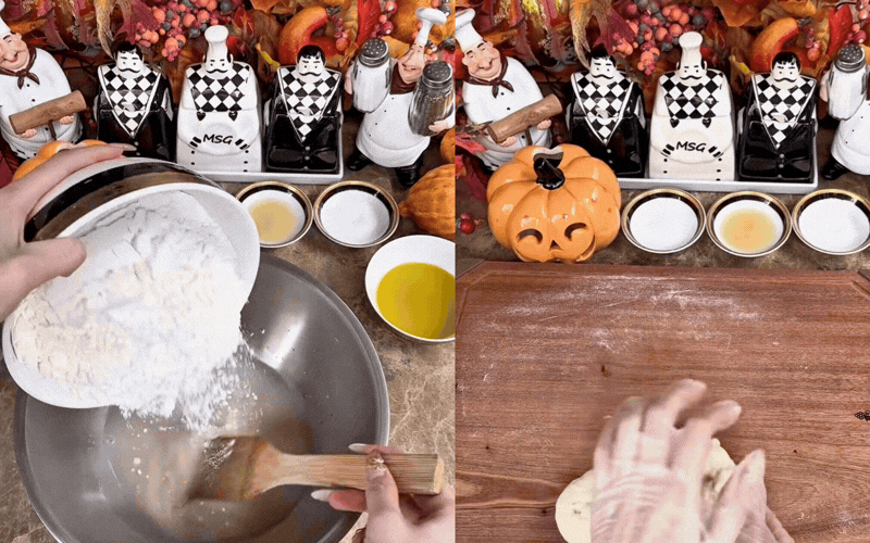 Ngọc Loan tạo h&igrave;nh pizza Halloween độc đ&aacute;o khiến cư d&acirc;n mạng th&iacute;ch th&uacute; - Ảnh 1.