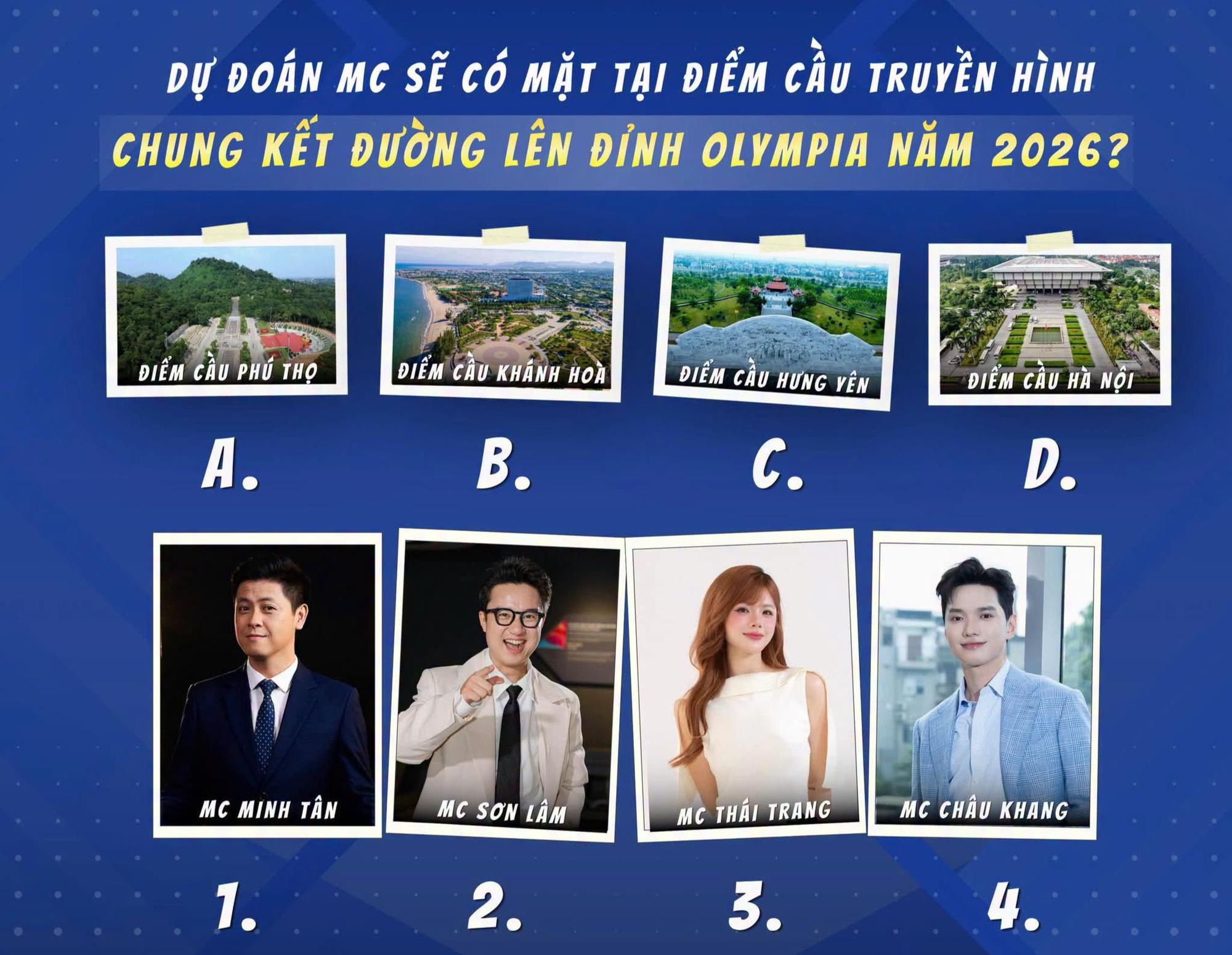 Hé lộ dàn MC Chung kết 'Đường lên đỉnh Olympia 2026' - Ảnh 1.
