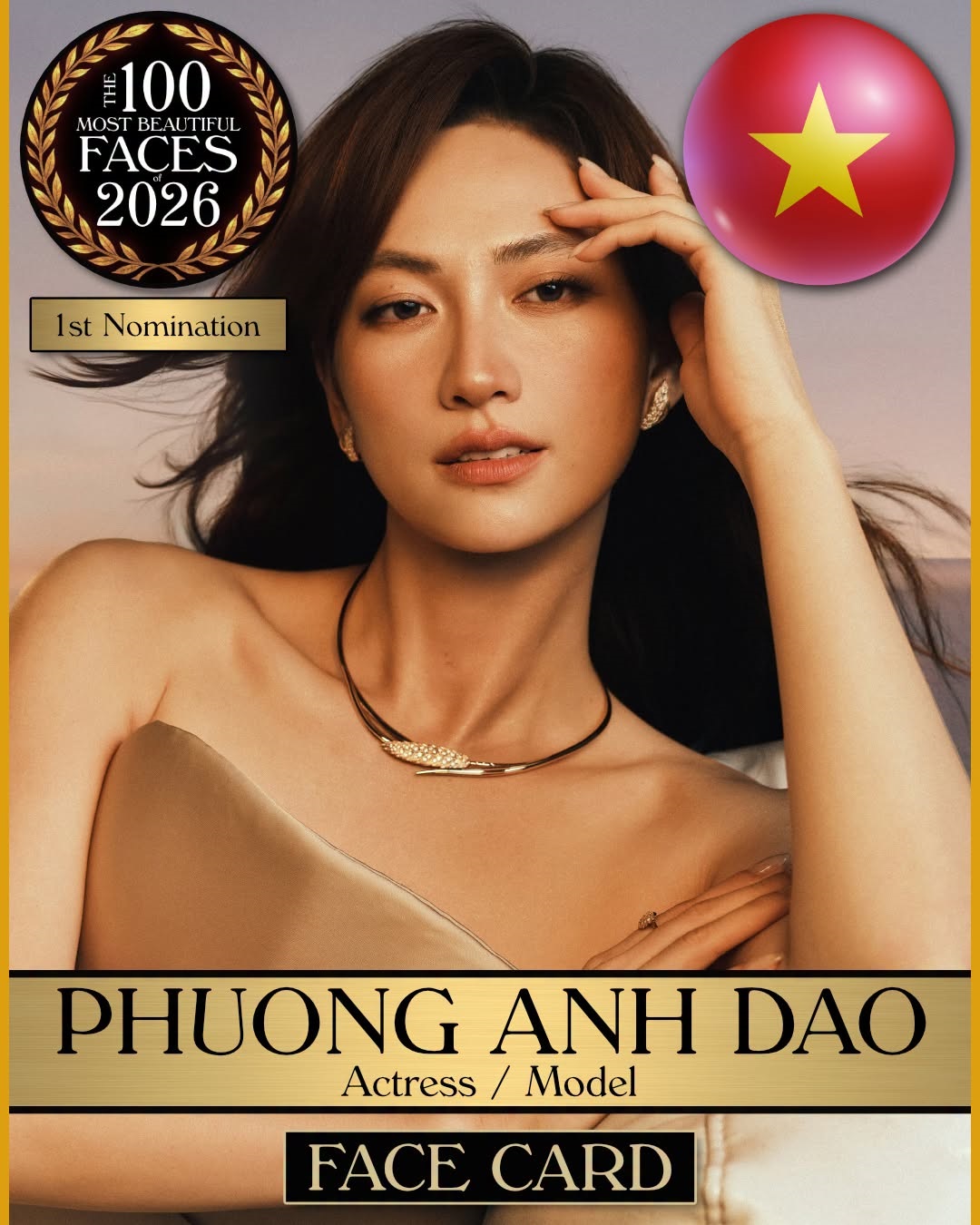 Phương Anh Đ&agrave;o lọt đề cử Top 100 gương mặt đẹp nhất thế giới năm 2026 - Ảnh 7.