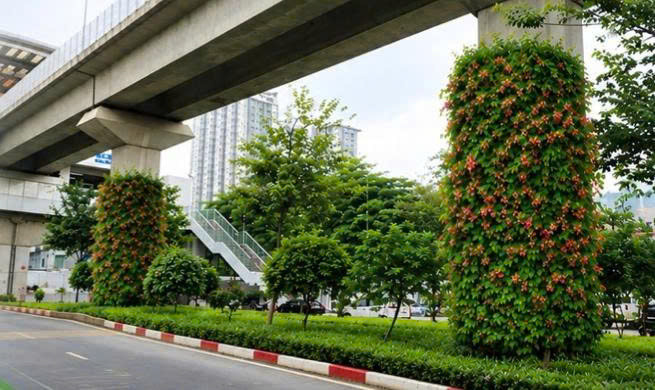 H&agrave; Nội th&iacute; điểm phủ xanh hạ tầng giao th&ocirc;ng trọng điểm năm 2026 - Ảnh 2.