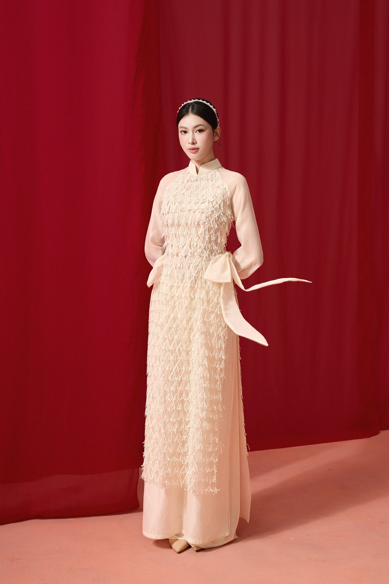 &Aacute; hậu Phương Anh, Ngọc Thảo gợi &yacute; loạt &aacute;o d&agrave;i cho dịp Tết B&iacute;nh Ngọ 2026 - Ảnh 12.