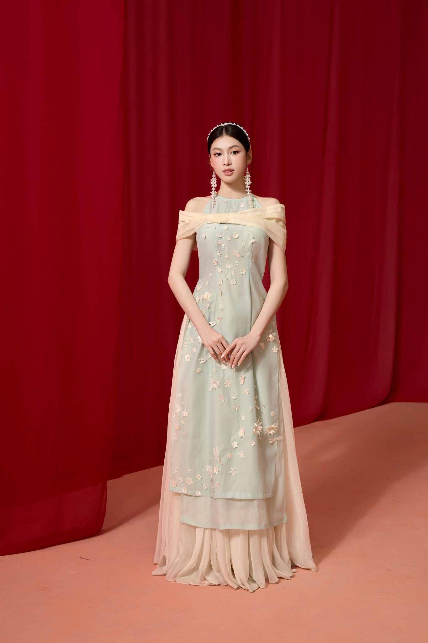 &Aacute; hậu Phương Anh, Ngọc Thảo gợi &yacute; loạt &aacute;o d&agrave;i cho dịp Tết B&iacute;nh Ngọ 2026 - Ảnh 10.