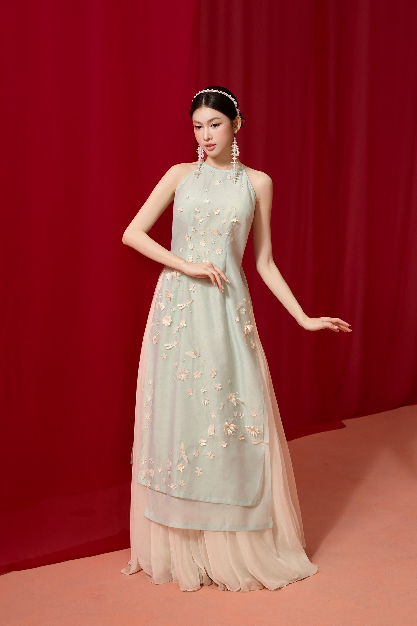 &Aacute; hậu Phương Anh, Ngọc Thảo gợi &yacute; loạt &aacute;o d&agrave;i cho dịp Tết B&iacute;nh Ngọ 2026 - Ảnh 9.