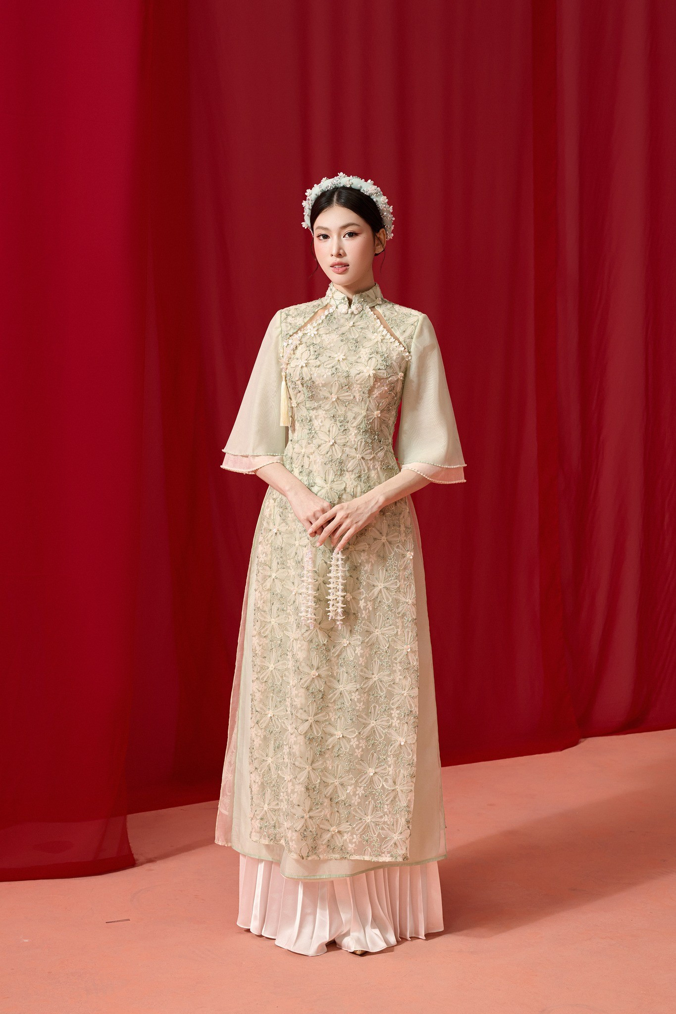 &Aacute; hậu Phương Anh, Ngọc Thảo gợi &yacute; loạt &aacute;o d&agrave;i cho dịp Tết B&iacute;nh Ngọ 2026 - Ảnh 16.