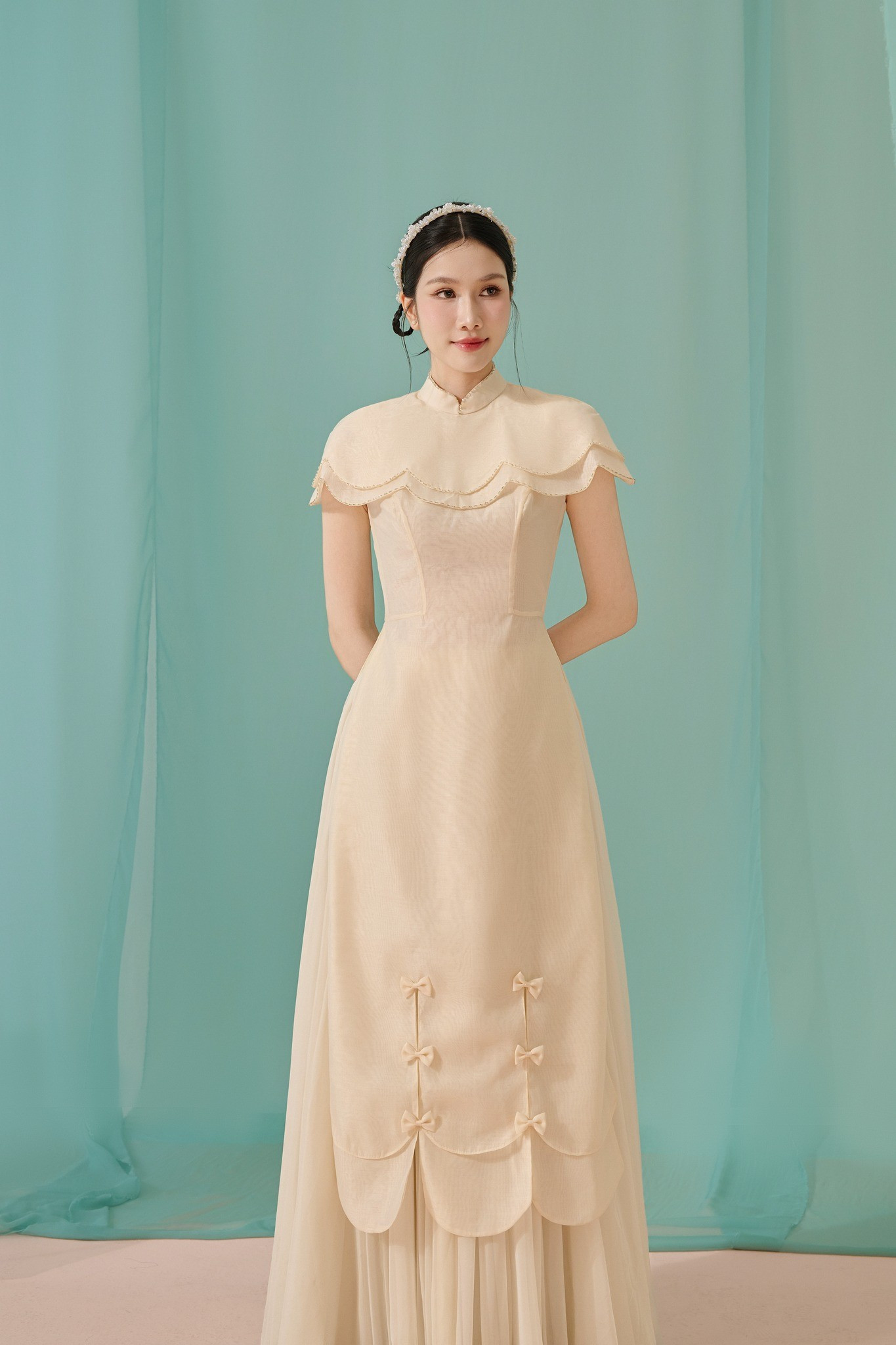 &Aacute; hậu Phương Anh, Ngọc Thảo gợi &yacute; loạt &aacute;o d&agrave;i cho dịp Tết B&iacute;nh Ngọ 2026 - Ảnh 14.