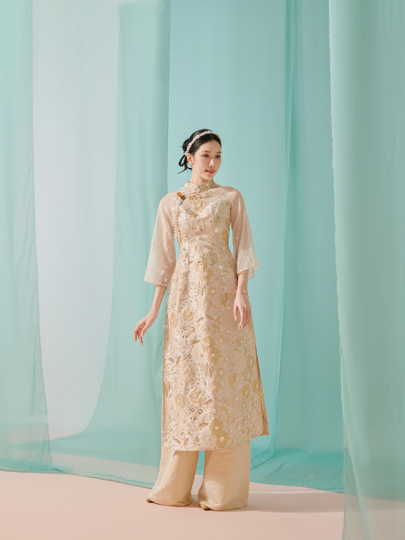 &Aacute; hậu Phương Anh, Ngọc Thảo gợi &yacute; loạt &aacute;o d&agrave;i cho dịp Tết B&iacute;nh Ngọ 2026 - Ảnh 7.