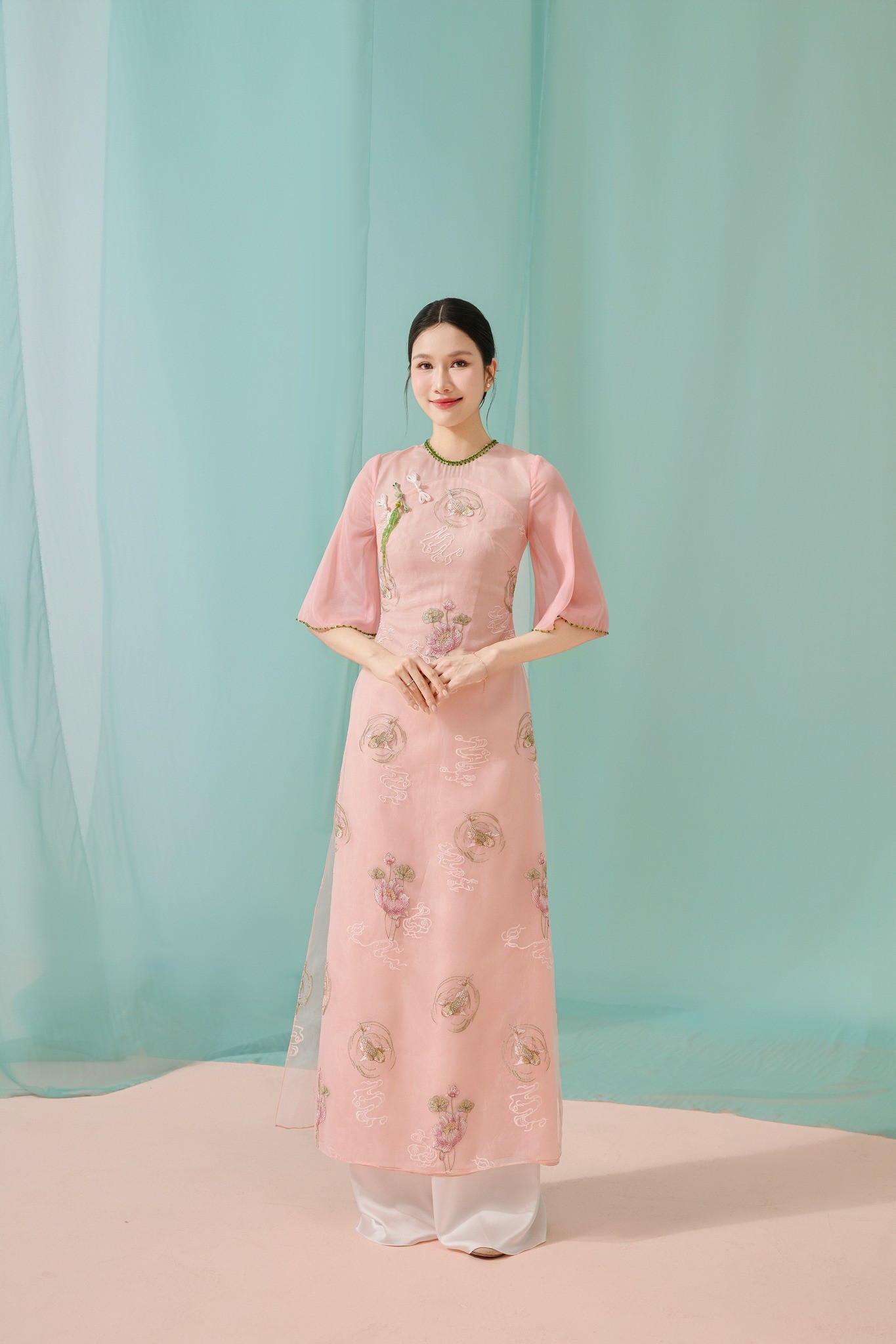 &Aacute; hậu Phương Anh, Ngọc Thảo gợi &yacute; loạt &aacute;o d&agrave;i cho dịp Tết B&iacute;nh Ngọ 2026 - Ảnh 6.