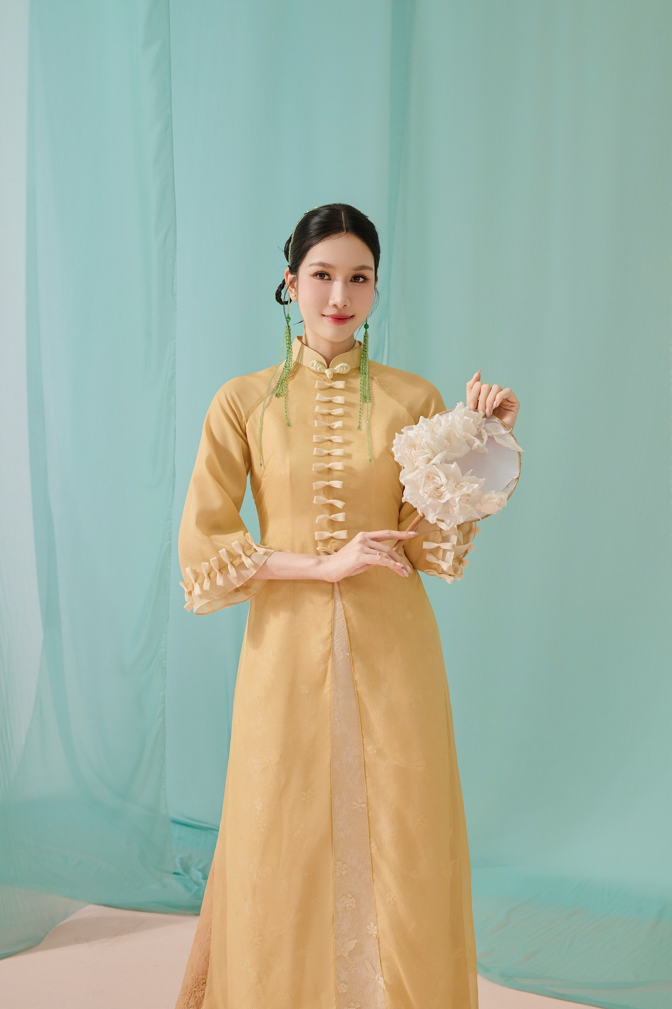 &Aacute; hậu Phương Anh, Ngọc Thảo gợi &yacute; loạt &aacute;o d&agrave;i cho dịp Tết B&iacute;nh Ngọ 2026 - Ảnh 13.