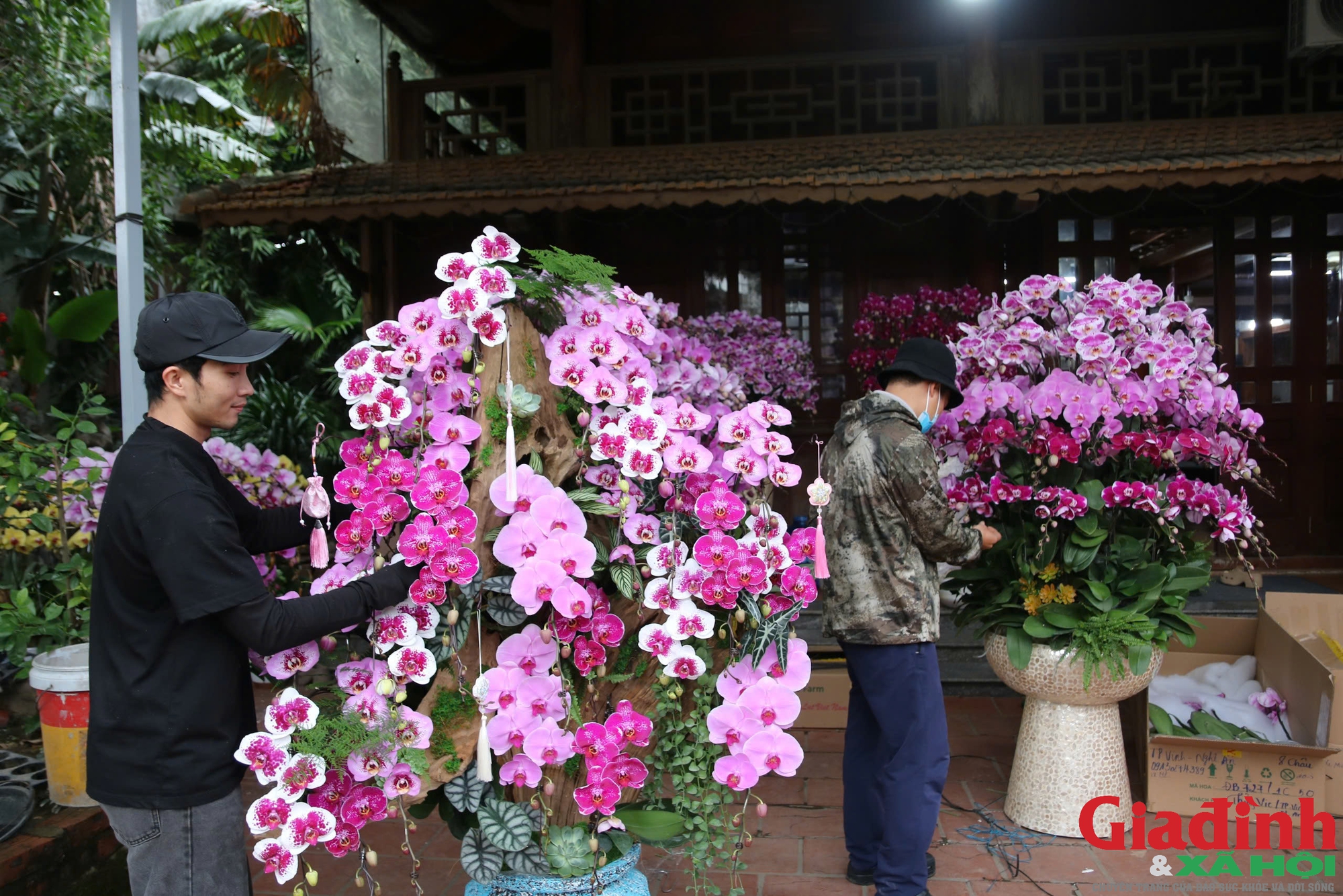 'H&aacute;i ra tiền' nghề cắm hoa Tết, cao điểm thu 4-5 triệu đồng/ng&agrave;y - Ảnh 2.