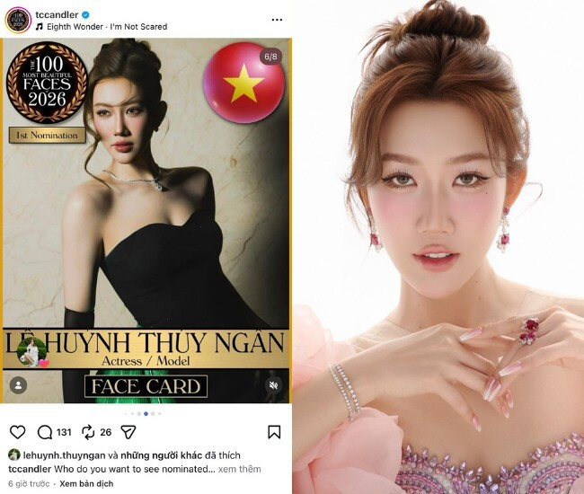 Nhan sắc đời thường của Th&uacute;y Ng&acirc;n g&acirc;y ch&uacute; &yacute; quốc tế - Ảnh 1.