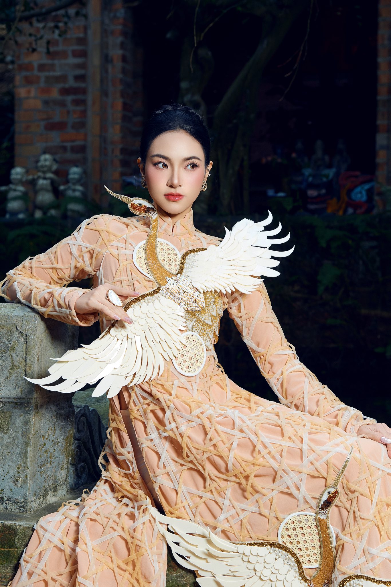 Nữ sinh Ng&acirc;n h&agrave;ng Đỗ Th&ugrave;y Linh g&acirc;y ch&uacute; &yacute; tại Miss World Vietnam 2025 - Ảnh 10.