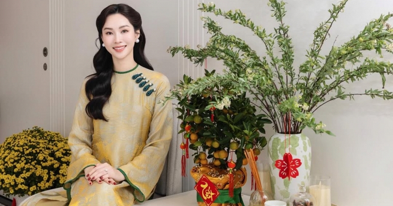 Hoa hậu Đặng Thu Thảo thả nhẹ v&agrave;i tấm ảnh m&ugrave;ng 3 Tết m&agrave; ai cũng phải xu&yacute;t xoa