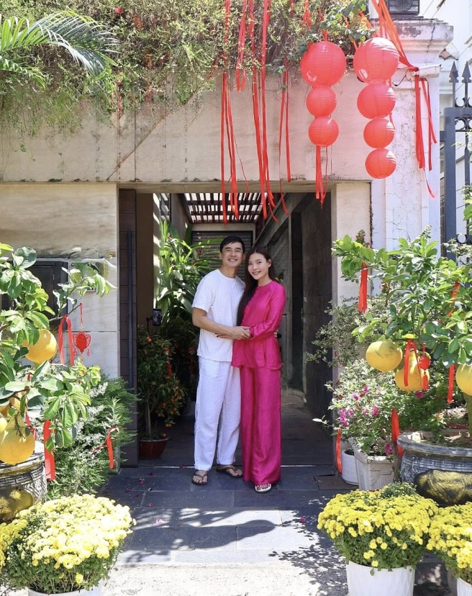 Biệt thự th&uacute;y Diễm - Lương Thế Th&agrave;nh lộng lẫy đ&oacute;n Tết 2026 tại Thủ Đức - Ảnh 1.