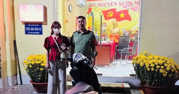 Công an TP.HCM nhanh chóng tìm lại xe máy cho cô gái sau ít giờ mất cắp