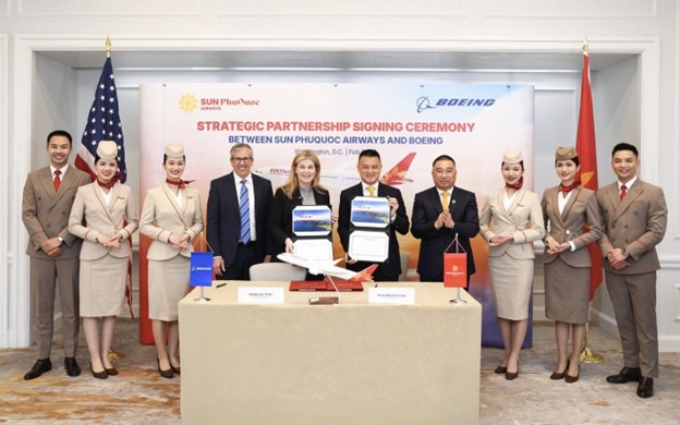 Sun Phu Quoc Airways đầu tư 225 tỷ USD vào Boeing Dreamliner cho đội tàu bay thân rộng