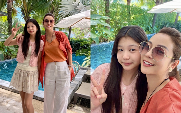Con gái Hoa hậu Jennifer Pham thừa hưởng nét đẹp từ cả bố lẫn mẹ