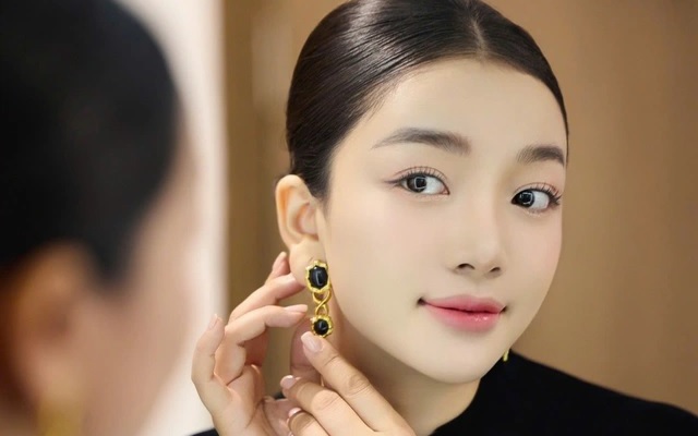 "Họa mi b&aacute;n cổ điển" Phạm Thu H&agrave; tr&igrave;nh diễn tr&ecirc;n s&agrave;n catwalk tại Nga