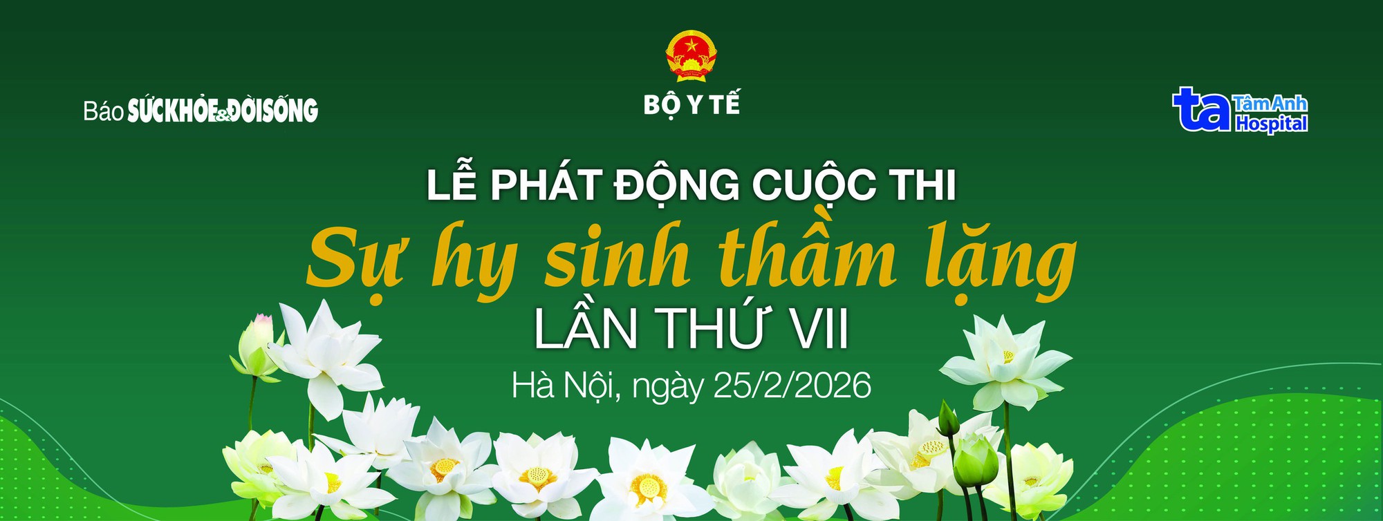 Ph&aacute;t động Cuộc thi 'Sự hy sinh thầm lặng' lần thứ VII: Tiếp nối h&agrave;nh tr&igrave;nh t&ocirc;n vinh những cống hiến &acirc;m thầm của thầy thuốc- Ảnh 1.