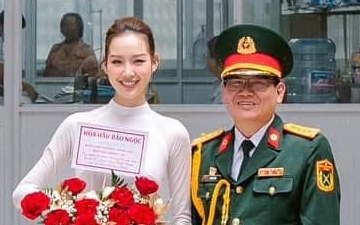 Hoa hậu gốc Cần Thơ tự hào về nền tảng gia đình với bố mẹ là bác sĩ
