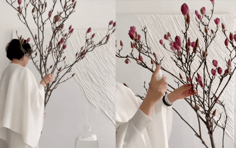 &ldquo;C&agrave;nh c&acirc;y kh&ocirc;&rdquo; gi&aacute; bạc triệu khiến hội chị em ph&aacute;t sốt: Mộc lan chơi được cả th&aacute;ng, nở rộ như tranh nếu biết chăm đ&uacute;ng c&aacute;ch - Ảnh 5.