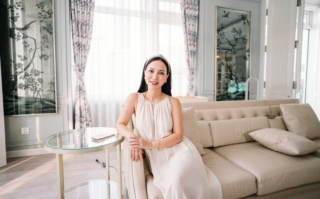 Penthouse triệu đ&ocirc; nhưng kh&ocirc;ng c&oacute; tivi của 'ph&uacute; b&agrave;' Hannah Olala ngập tr&agrave;n sắc Xu&acirc;n