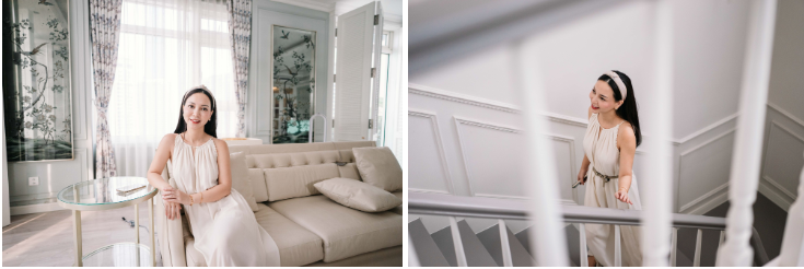 Ngay l&uacute;c n&agrave;y, trong penthouse tầng 36 của "ph&uacute; b&agrave;" Hannah Olala: C&agrave;nh đ&agrave;o nở rộ như ph&aacute;o hoa, g&oacute;c n&agrave;o cũng ngập vibe Tết - Ảnh 4.