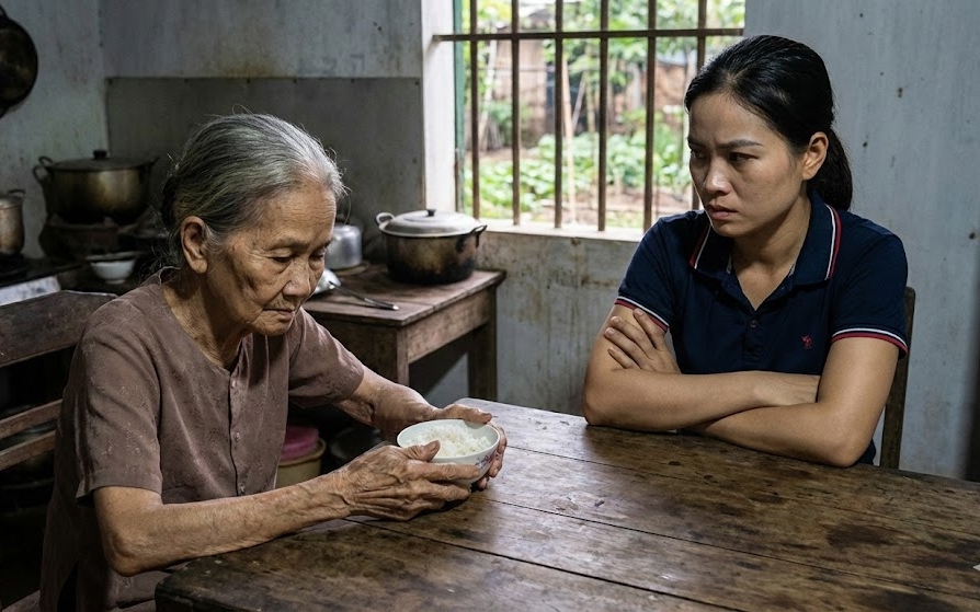 Con gái đi lấy chồng, xót xa nhìn mẹ đẻ bị chị dâu đối xử tệ bạc