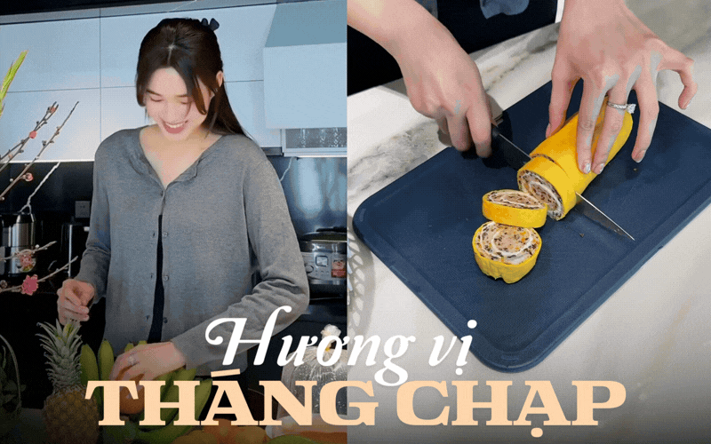 M&acirc;m c&uacute;ng &ocirc;ng C&ocirc;ng &ocirc;ng T&aacute;o của 'n&agrave;ng d&acirc;u h&agrave;o m&ocirc;n' Đỗ H&agrave; c&oacute; m&oacute;n ăn cực đặc biệt: Kh&ocirc;ng chỉ đẹp m&agrave; c&ograve;n chan chứa may mắn, y&ecirc;u thương - Ảnh 1.