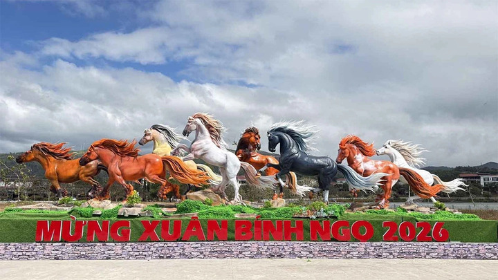 Ngắm linh vật ngựa đẹp, độc đ&aacute;o ở c&aacute;c tỉnh, th&agrave;nh dịp Tết B&iacute;nh Ngọ 2026 - Ảnh 16.