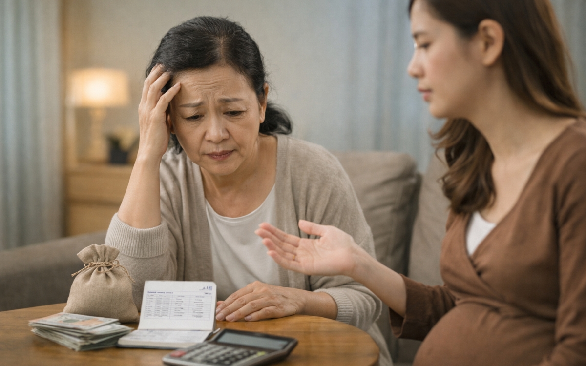Vợ chồng bối rối khi con gái vay tiền mua nhà trước ngày sinh