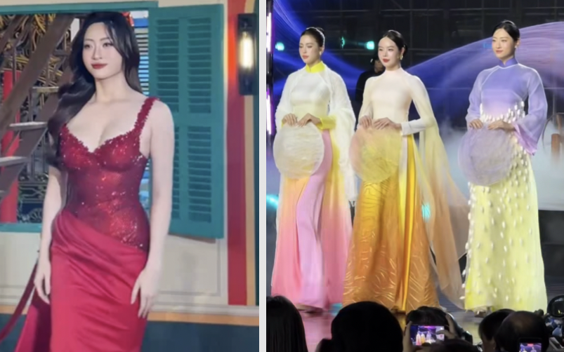Lương Thùy Linh xuất hiện với vóc dáng tròn trĩnh, fan nghi ngờ nàng hậu tăng cân
