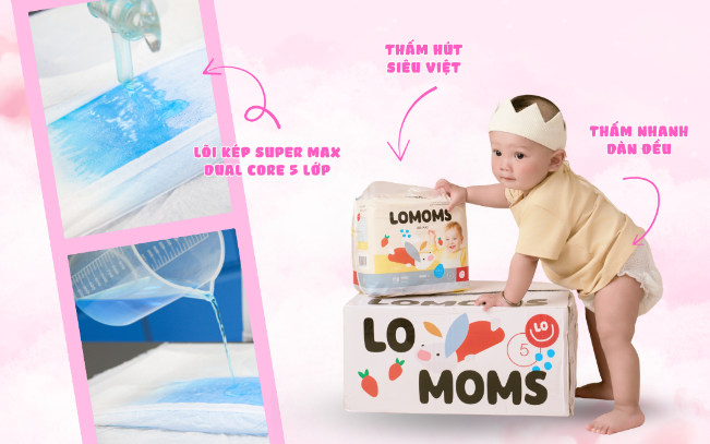 Bỉm Hàn Quốc LOMOMS mở rộng thị phần tại Việt Nam, điểm gì đáng chú ý?