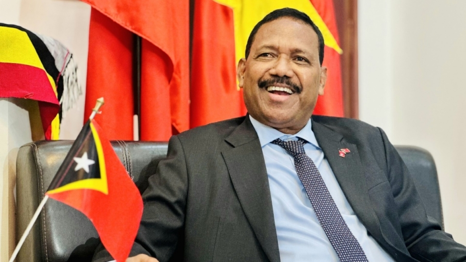 Nam sinh lớp 9 của Việt Nam được Tổng thống Timor-Leste mời thăm v&agrave; diễn thuyết - Ảnh 4.