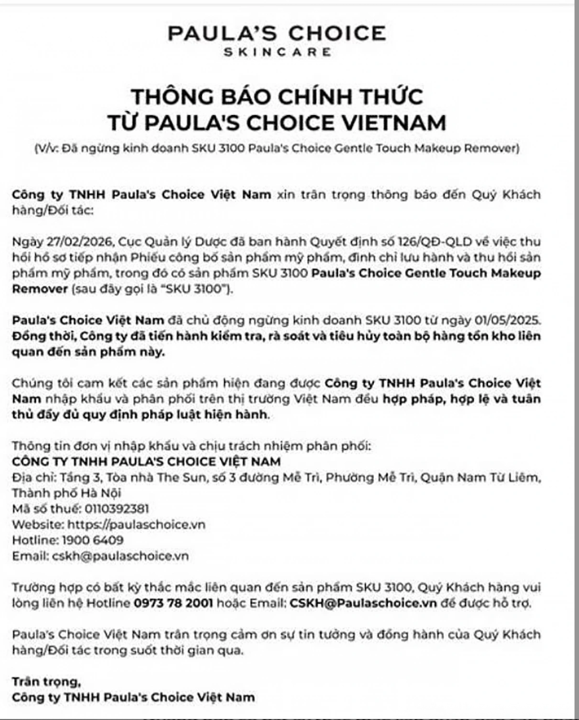 Thu hồi mỹ phẩm chứa chất bị cấm và trách nhiệm bảo vệ người tiêu dùng - Ảnh 6. Thu hồi mỹ phẩm chứa chất bị cấm và trách nhiệm bảo vệ người tiêu dùng - Ảnh 6.