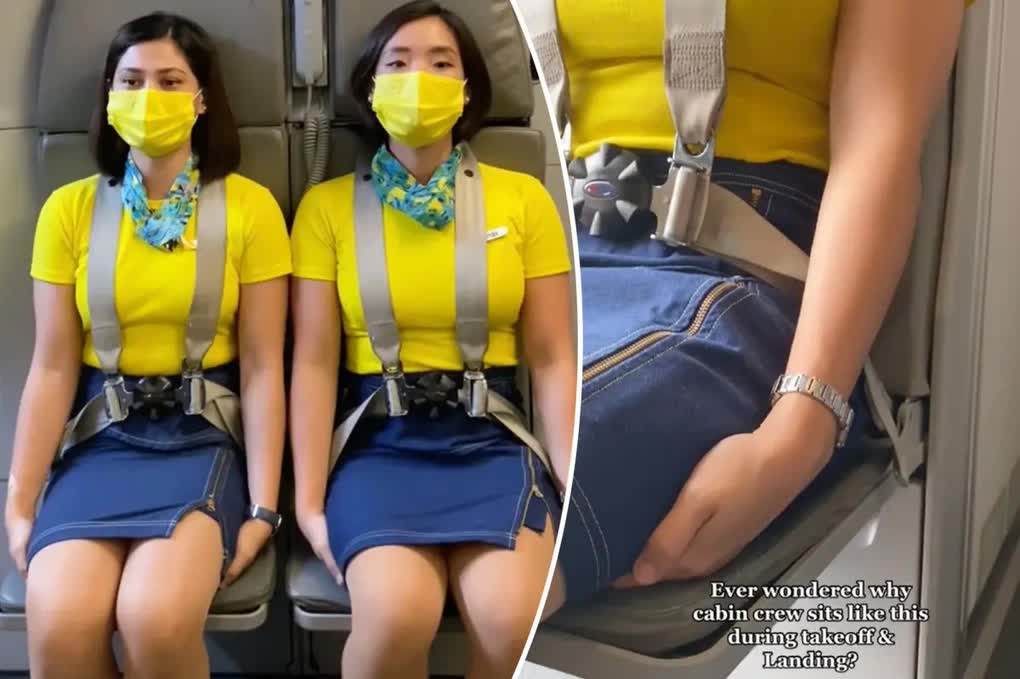 L&yacute; do tiếp vi&ecirc;n h&agrave;ng kh&ocirc;ng lu&ocirc;n ngồi l&ecirc;n b&agrave;n tay m&igrave;nh khi m&aacute;y bay cất, hạ c&aacute;nh - Ảnh 2.