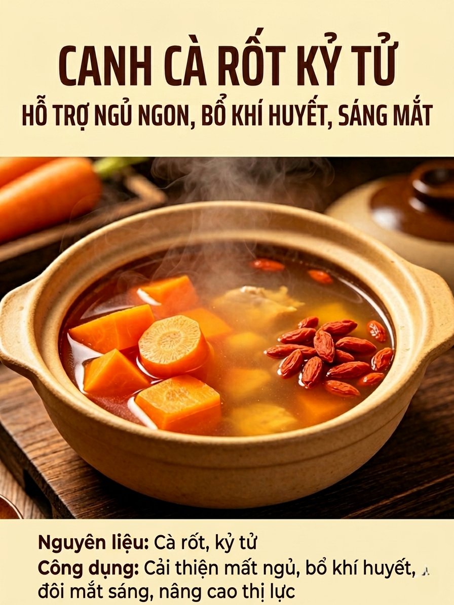 Nấu c&agrave; rốt với nguy&ecirc;n liệu n&agrave;y c&oacute; thể cải thiện chứng mất ngủ, bổ kh&iacute; huyết, l&agrave;m s&aacute;ng mắt v&agrave; cải thiện thị lực - Ảnh 1.