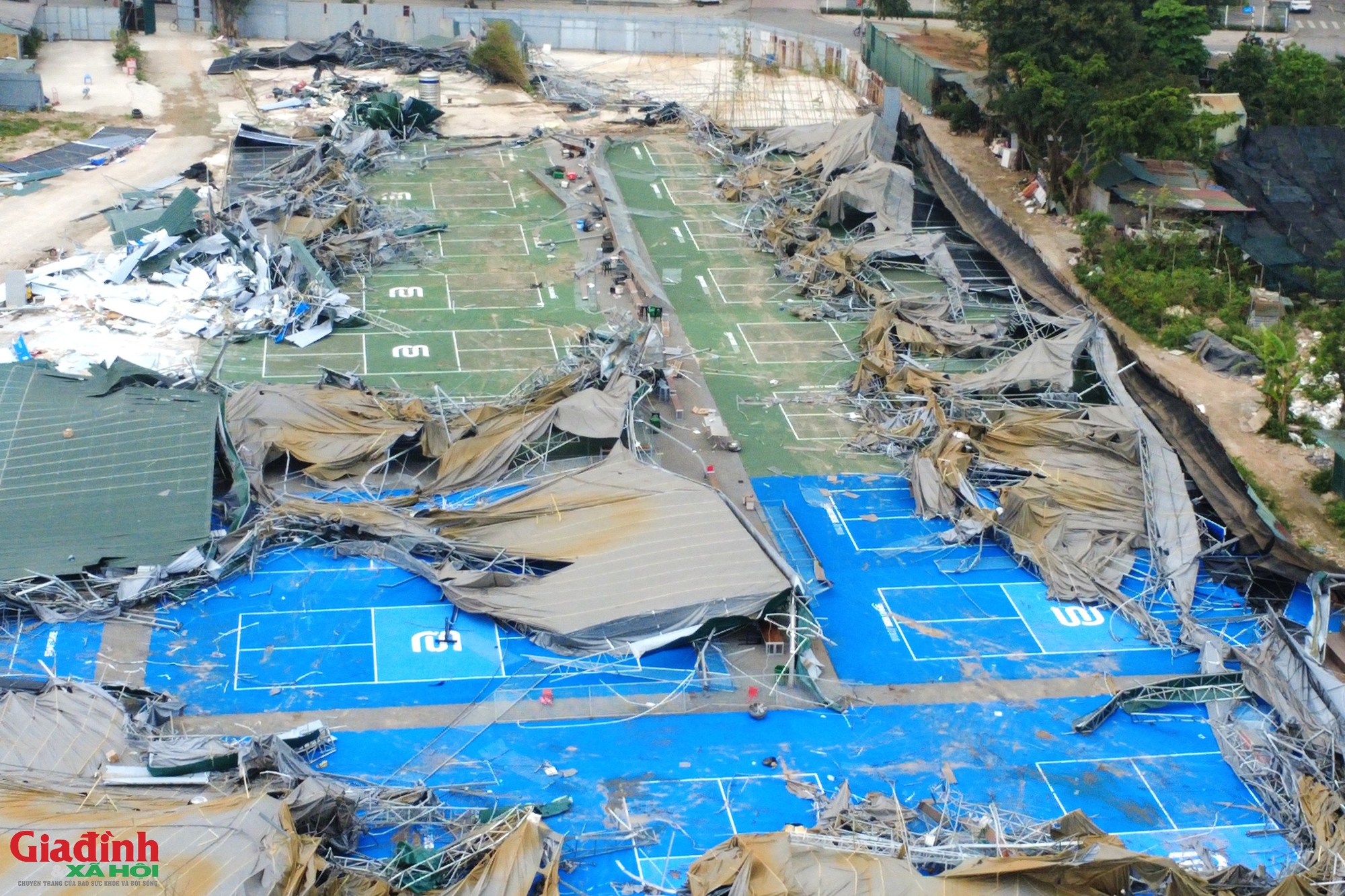 H&agrave; Nội: Cưỡng chế 22 s&acirc;n pickleball do chủ đầu tư kh&ocirc;ng chấp h&agrave;nh biện ph&aacute;p khắc phục hậu quả - Ảnh 1.