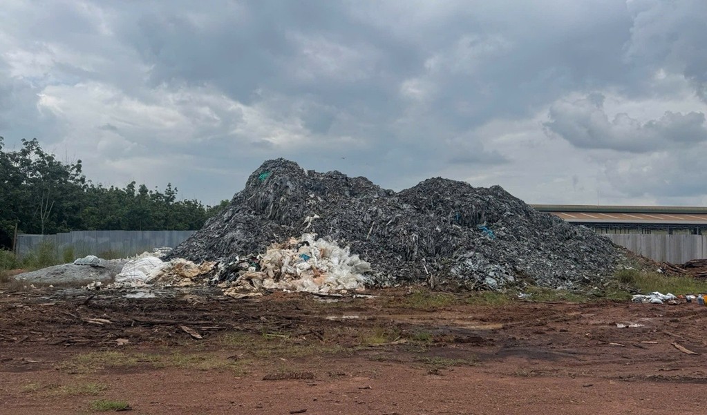 Bắt giữ 2 đối tượng g&acirc;y &ocirc; nhiễm m&ocirc;i trường với 500 tấn da b&ograve; h&ocirc;i thối - Ảnh 1.