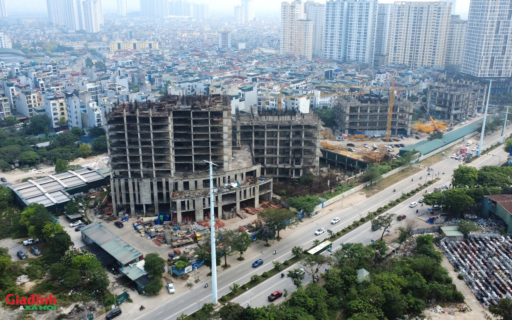 Hà Nội: Cận cảnh sự hoang tàn tại siêu dự án Usilk City vừa bị thanh tra Chính phủ chuyển Bộ Công an
